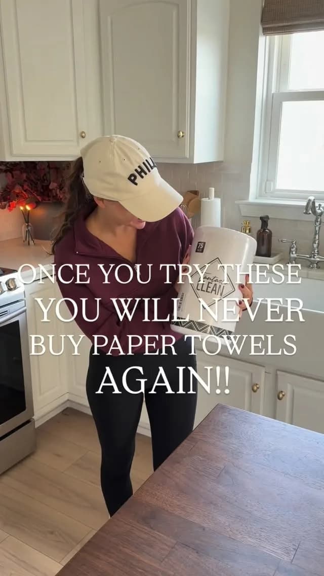 Follow & Comment “TOWELS” for this kitchen must have. The best microfiber towels now in a roll! Best way to save from buying paper towels. 🥰

Saving money and the planet one roll at a time.
