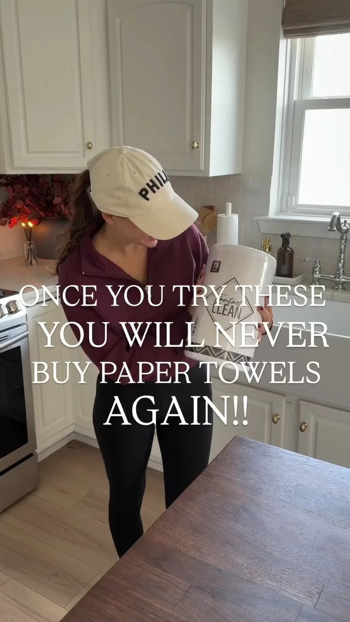 Follow & Comment “TOWELS” for this kitchen must have. The best microfiber towels now in a roll! Best way to save from buying paper towels. 🥰

Saving money and the planet one roll at a time.